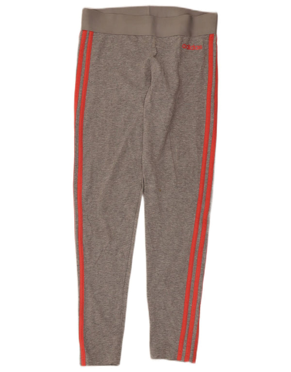 Leggings Adidas da donna UK 8/10 piccolo cotone grigio