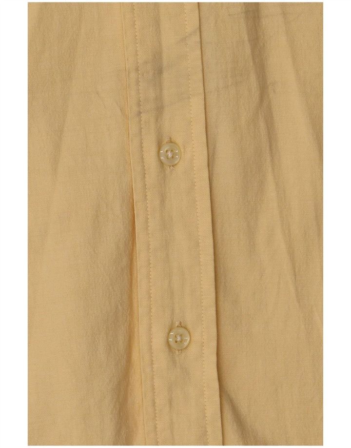 Camicia a maniche corte da uomo Eddie Bauer in cotone giallo medio
