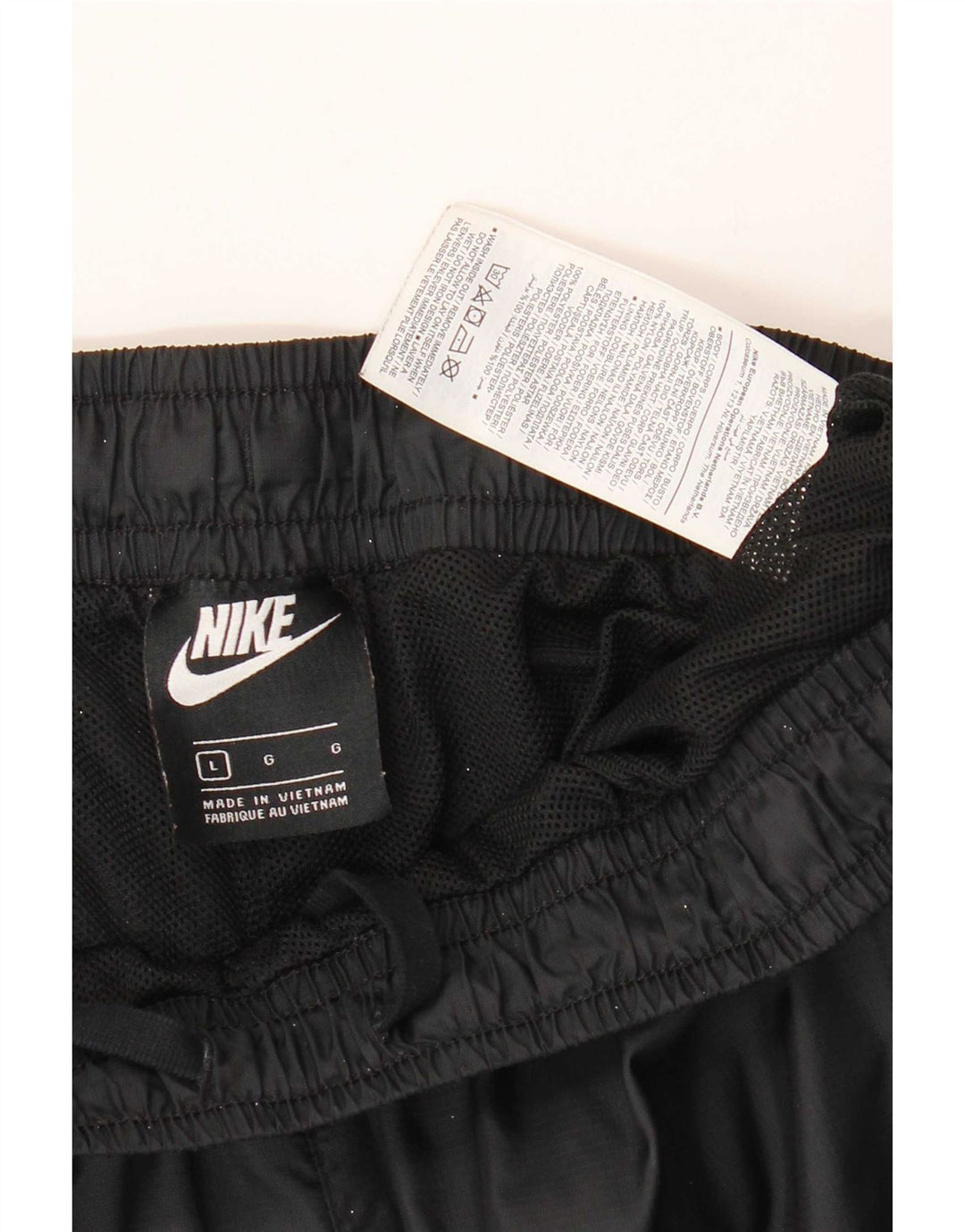 Pantaloni da tuta da uomo Nike Large in nylon nero