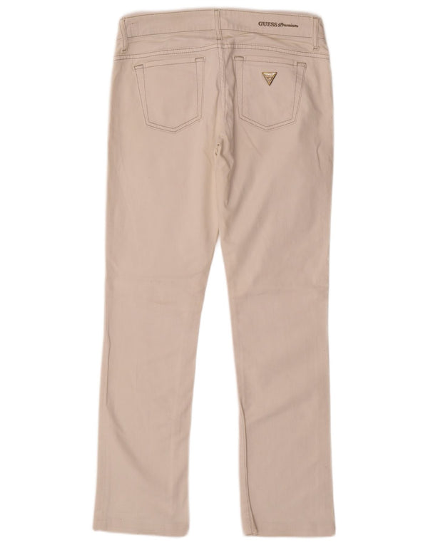 Jeans slim elasticizzati da donna Guess W27 L28 cotone bianco