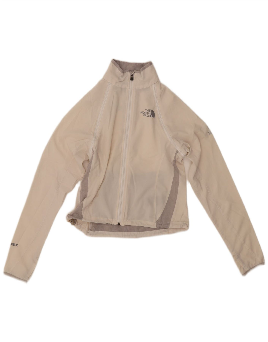 THE NORTH FACE Giacca corta da tuta da donna UK 6 XS White Colourblock