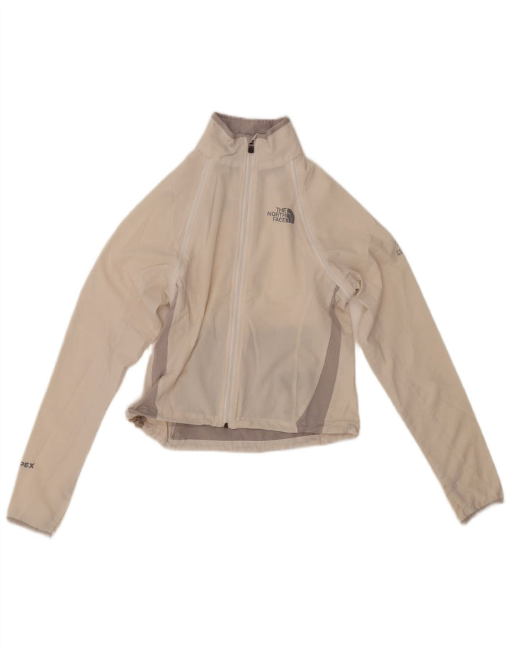THE NORTH FACE Giacca corta da tuta da donna UK 6 XS White Colourblock