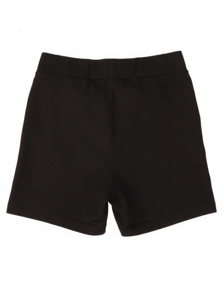 Pantaloncini sportivi grafici da donna Adidas UK 10 piccoli poliestere nero