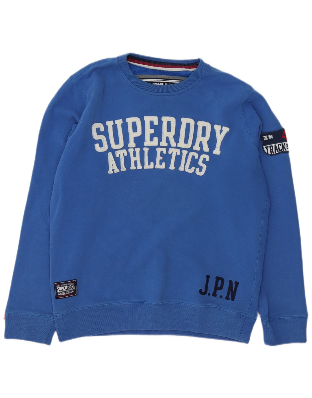 Felpa grafica da uomo Superdry Maglione 2XL Cotone blu