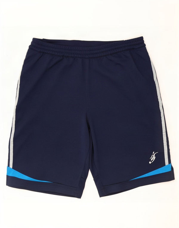 Pantaloncini sportivi Adidas da uomo The David Beckham Academy medio blu navy