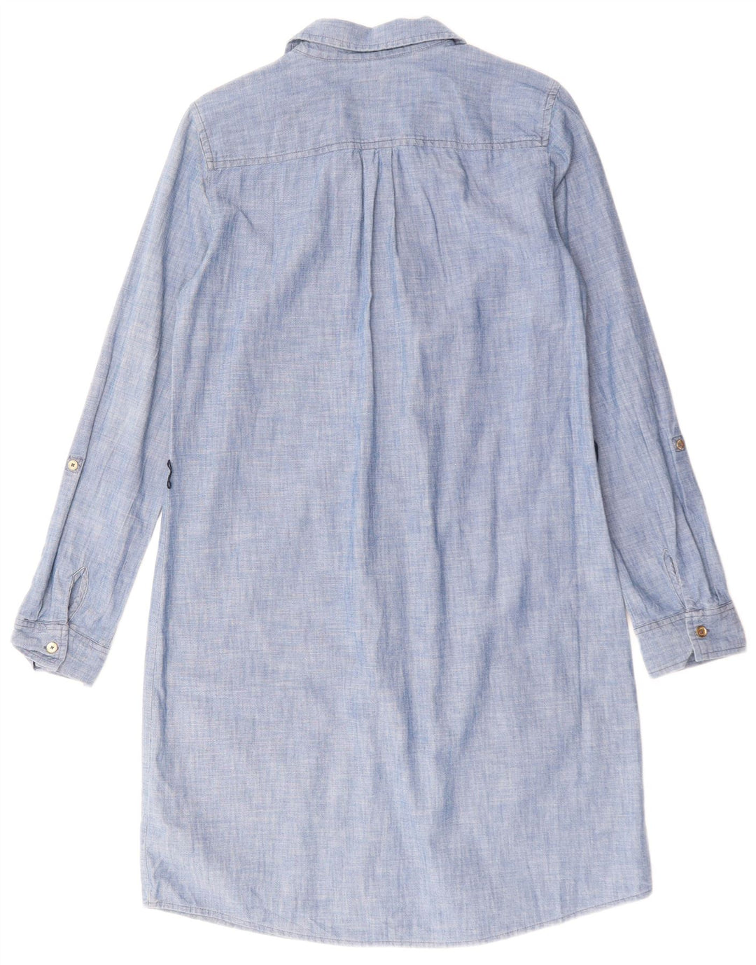 TOMMY HILFIGER Abito camicia da donna UK 10 Piccolo cotone blu