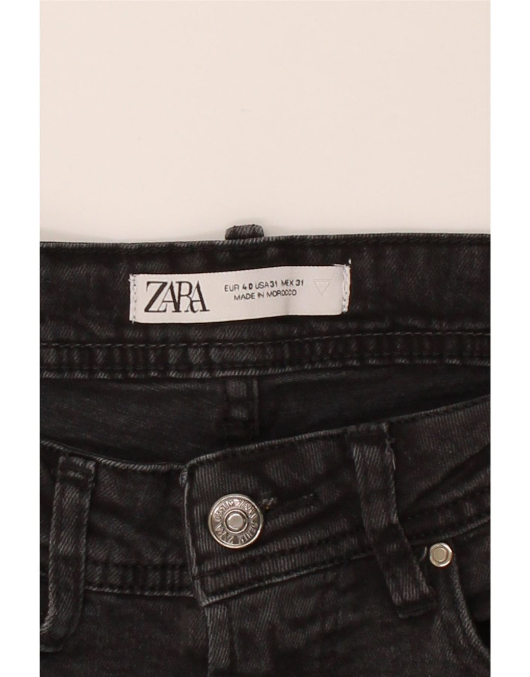 ZARA Womens Skinny Jeans EU 40 Medium W30 L29 Black Vintage Zara and Second-Hand Zara from Messina Hembry 
