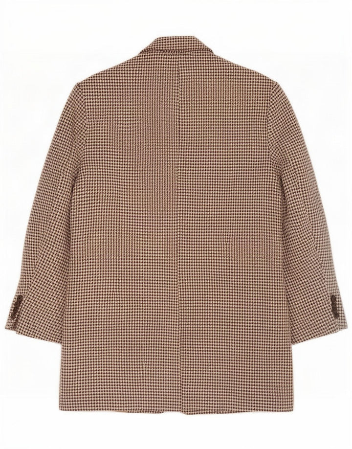 Giacca blazer oversize a 2 bottoni da donna Zara UK 6 XS pied de poule marrone