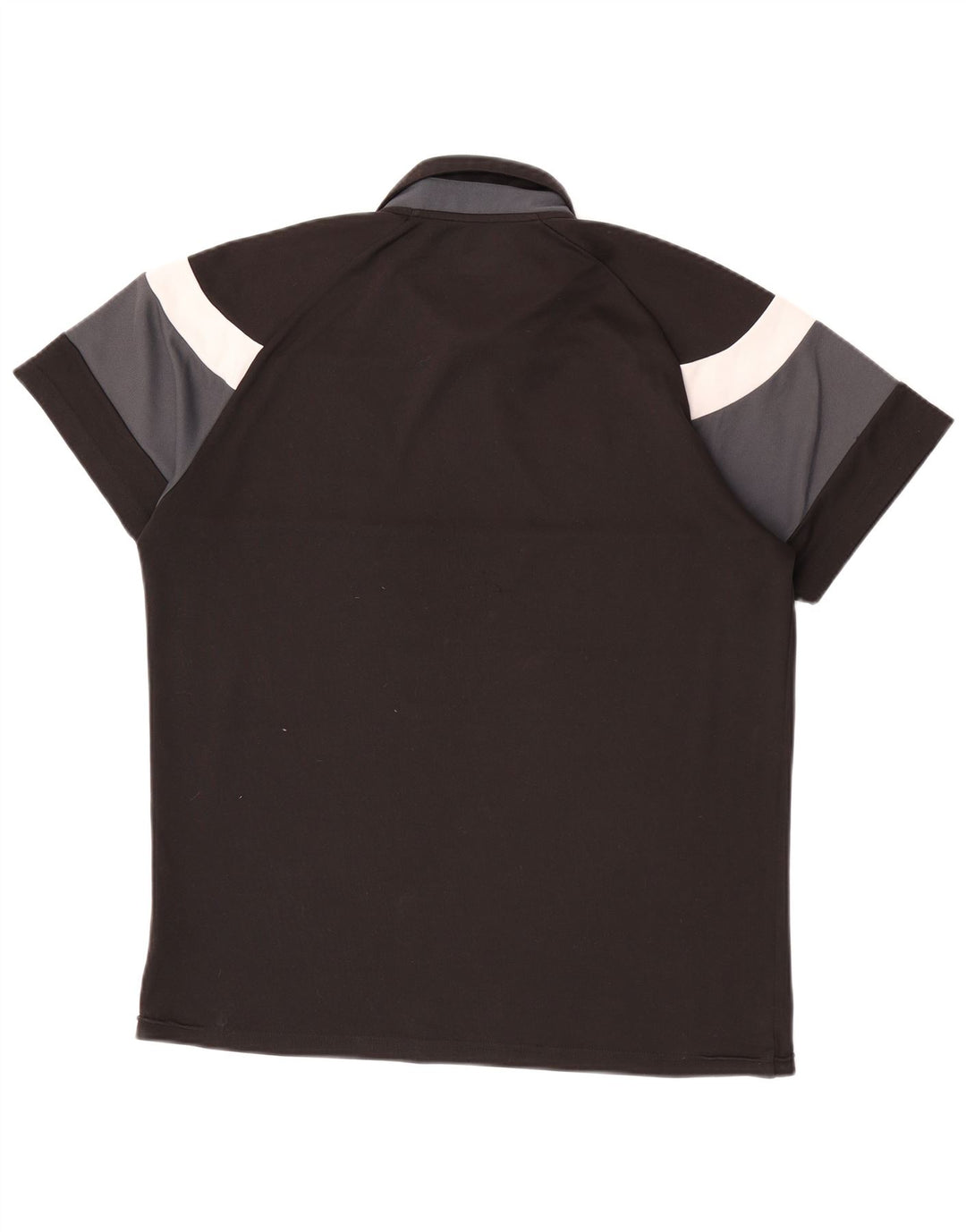 Polo grafica da uomo Puma XL in poliestere color block nero