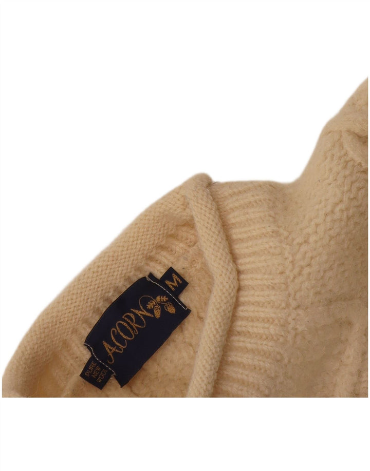 Maglione maglione oversize da donna con collo dolcevita Acorn UK 14 Beige medio