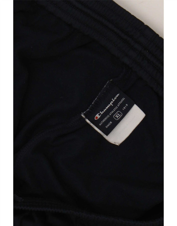 Pantaloni da tuta da uomo Champion XL in poliestere blu navy