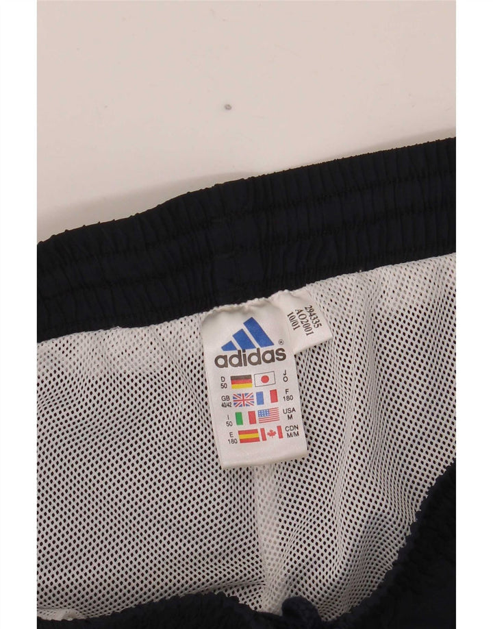 Pantaloni da tuta da uomo Adidas Joggers UK 40/42 Poliestere blu navy medio