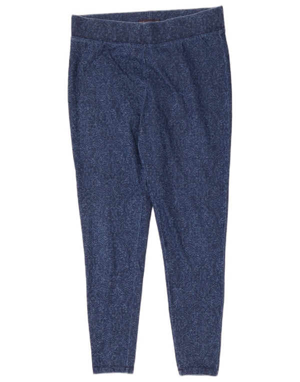 Leggings da donna Marks & Spencer UK 14 Cotone Paisley blu medio