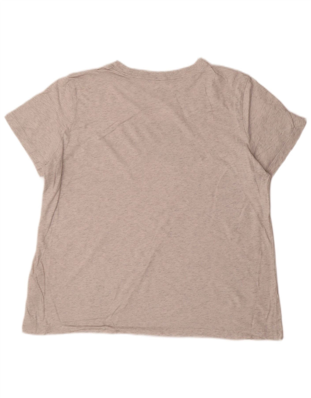 T-shirt grafica da donna NIKE Top UK 18 XL cotone screziato grigio