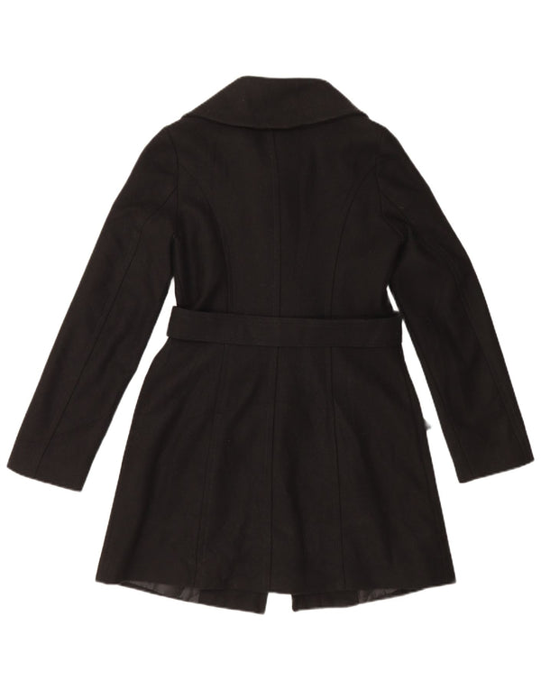 Cappotto Donna Benetton IT 40 Small Nero Lana