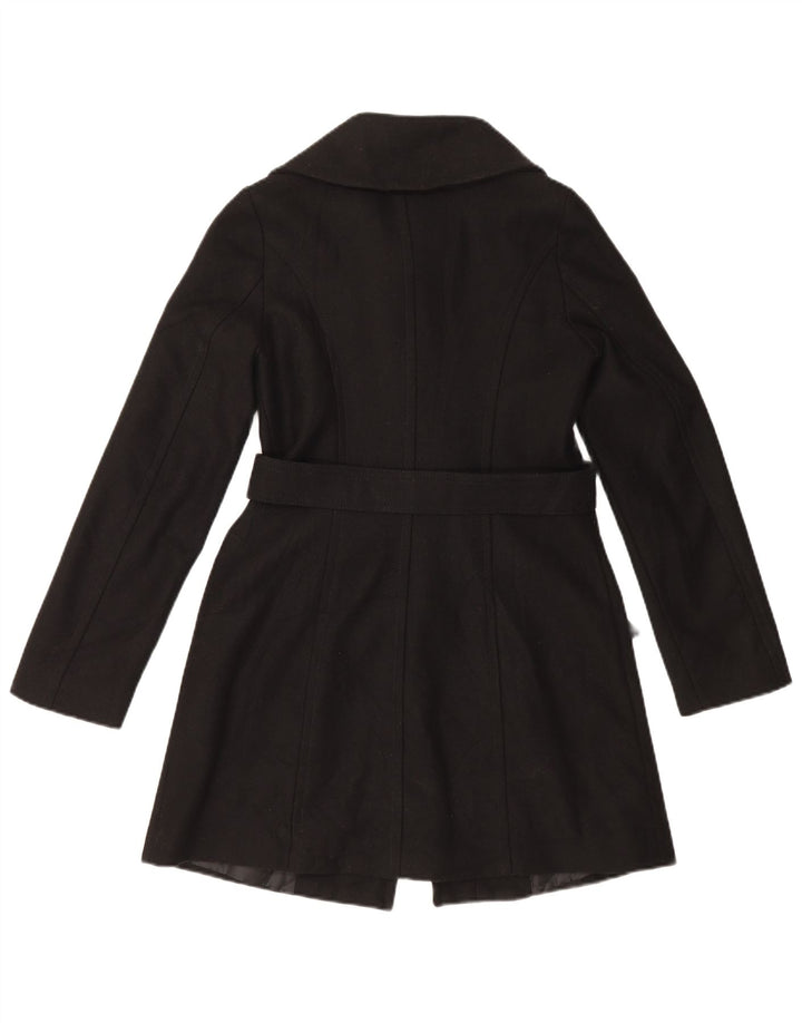 Cappotto Donna Benetton IT 40 Small Nero Lana
