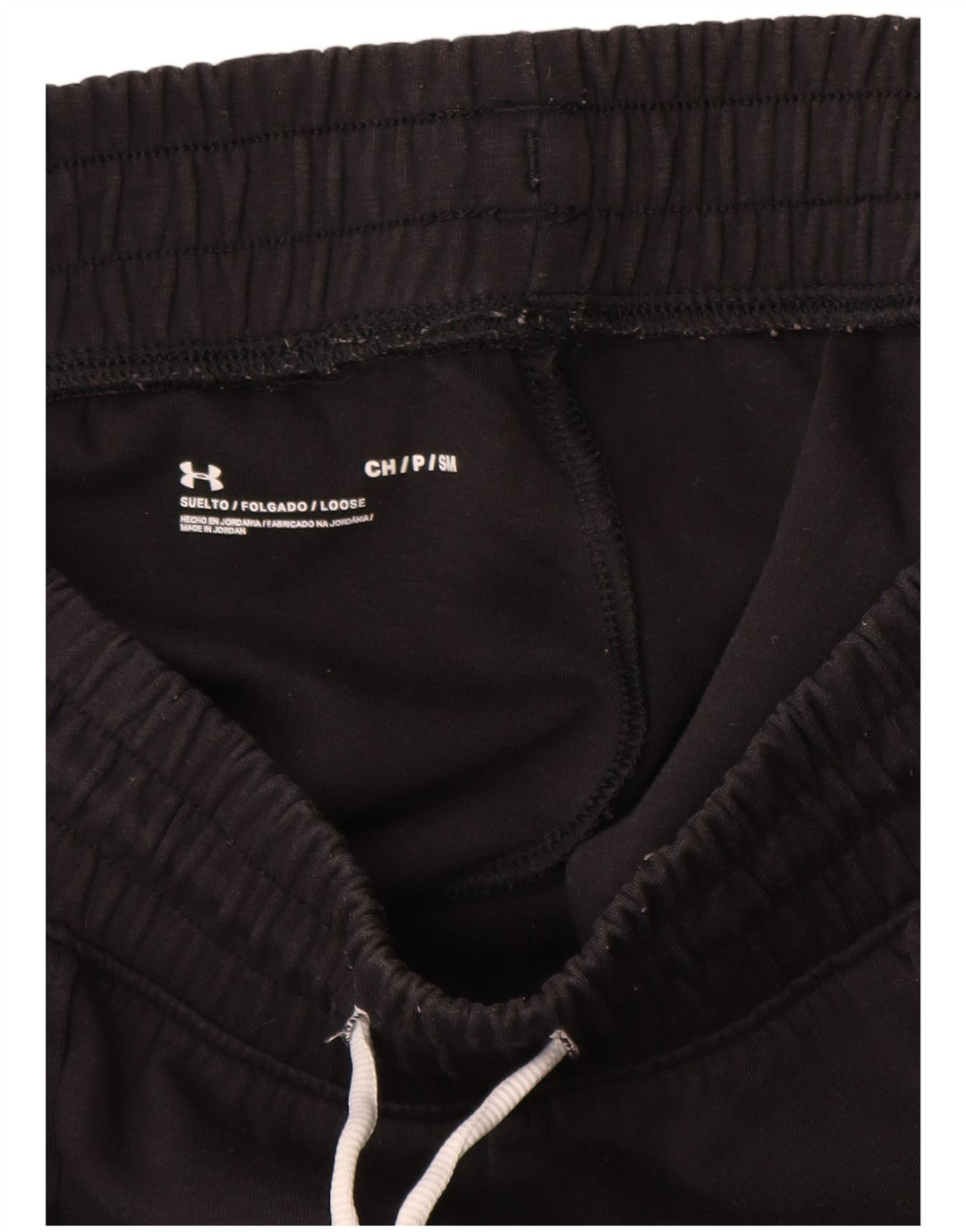 Pantaloni da tuta con grafica da donna Under Armour piccoli in poliestere nero