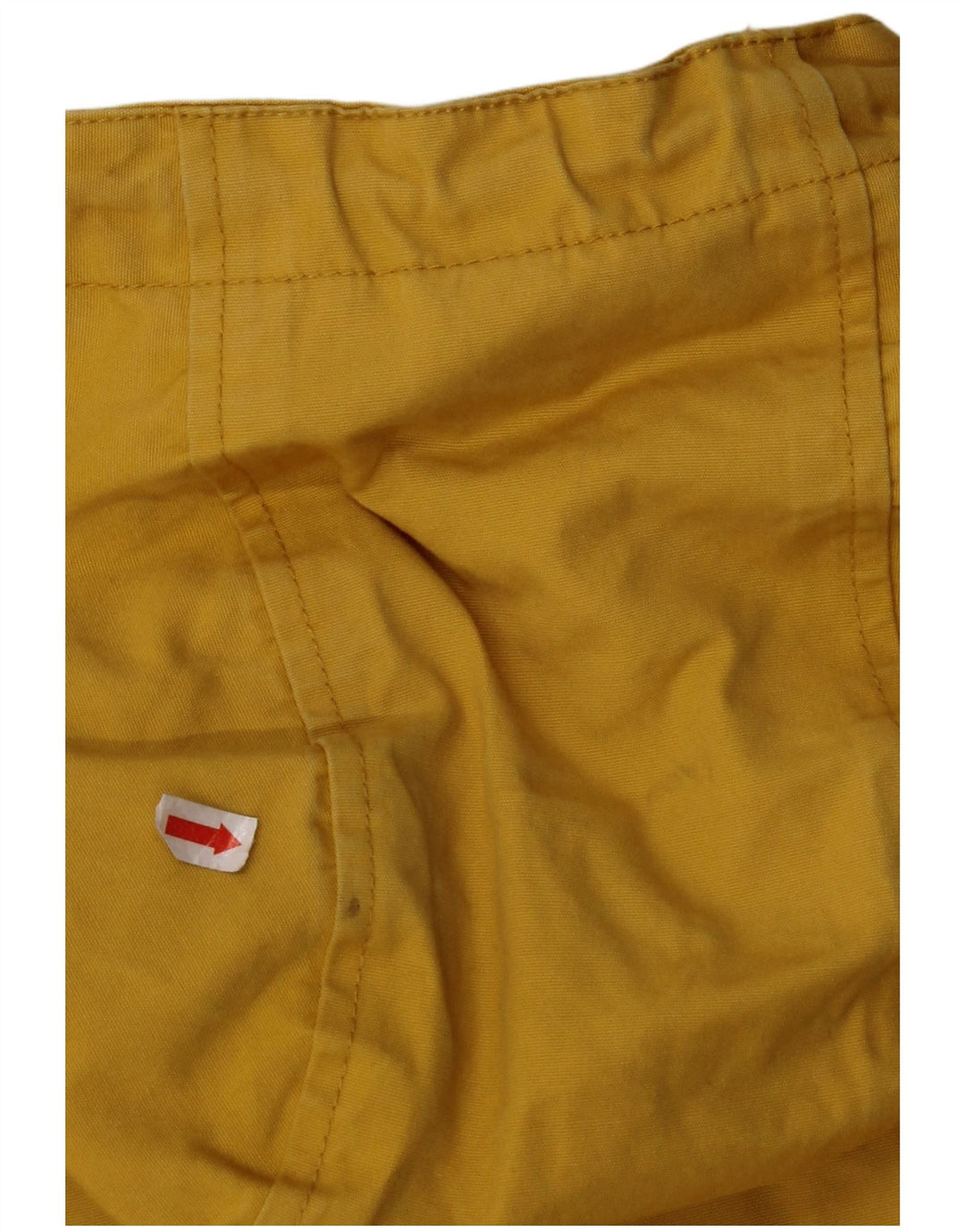 JOULES Giacca antipioggia con cappuccio da donna UK 8 piccola in cotone giallo