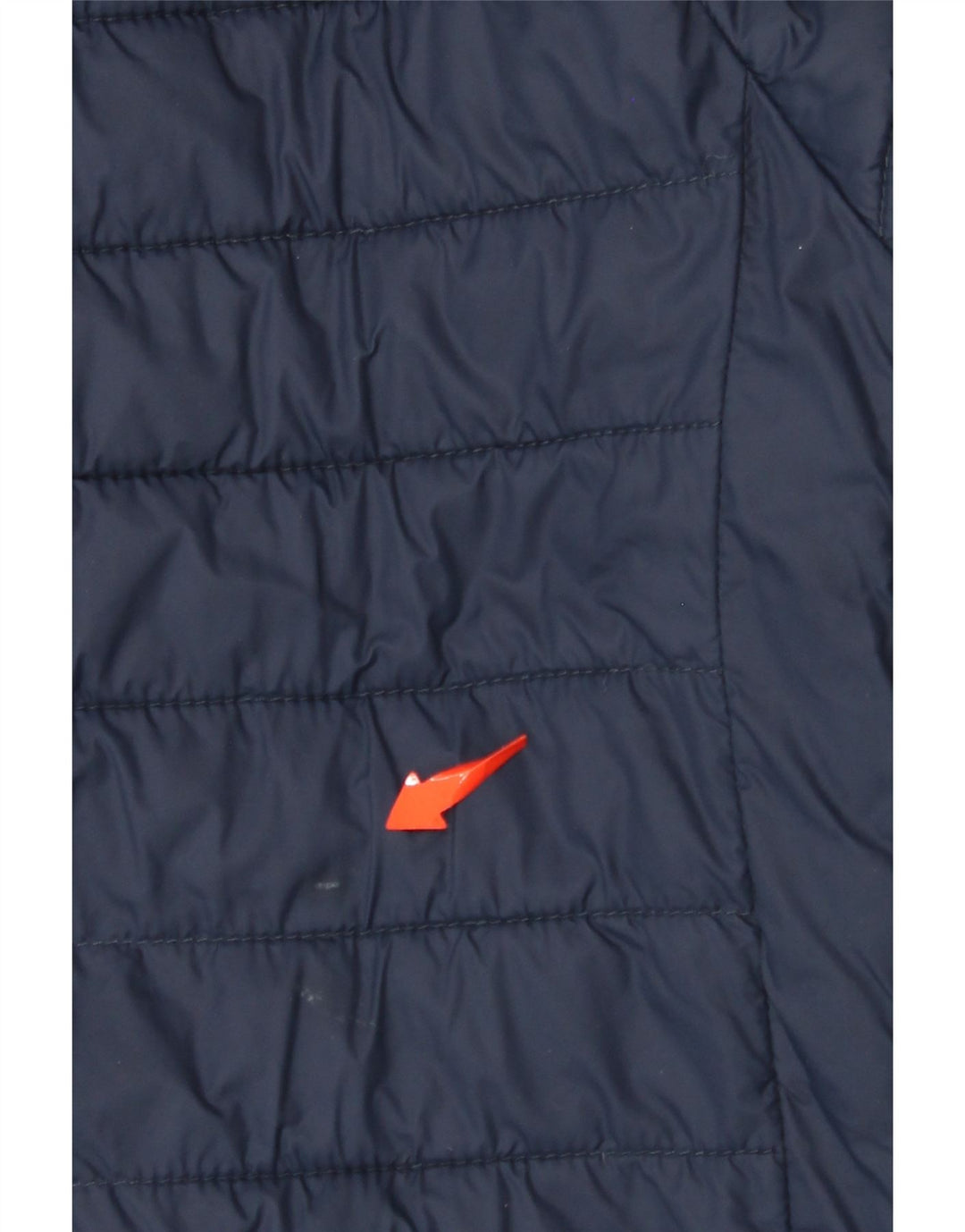 J. CREW Giacca imbottita con cappuccio da uomo UK 40 Large Blu Navy Nylon