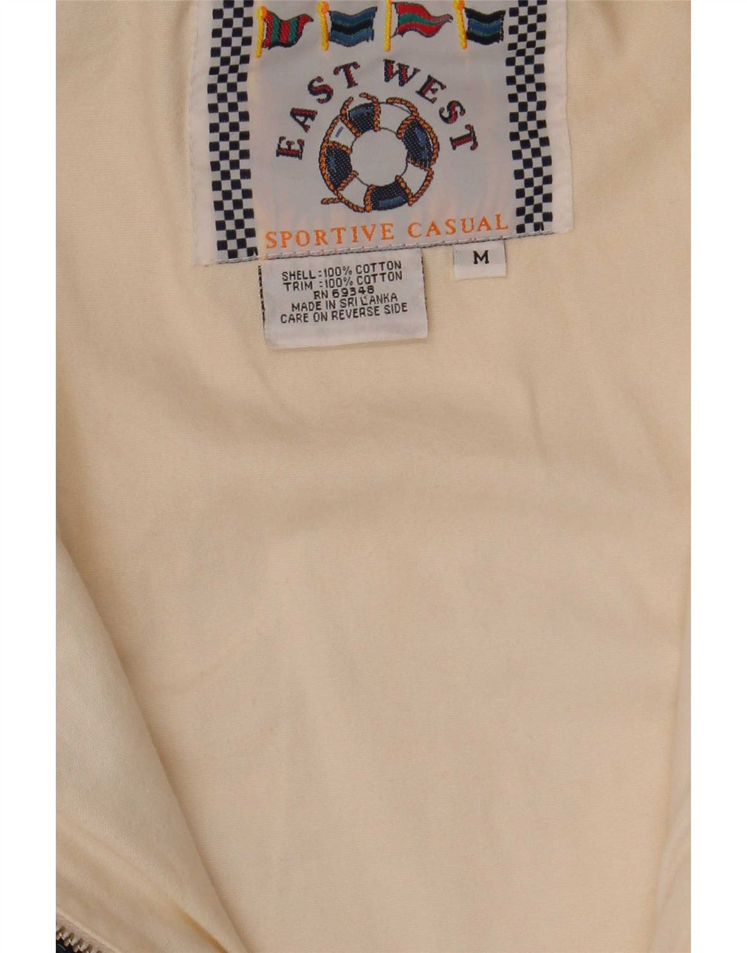 Giacca da uomo con cappuccio East West in cotone color block rosso medio