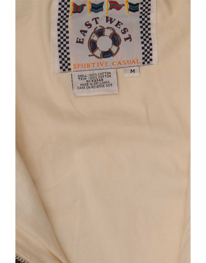 Giacca da uomo con cappuccio East West in cotone color block rosso medio