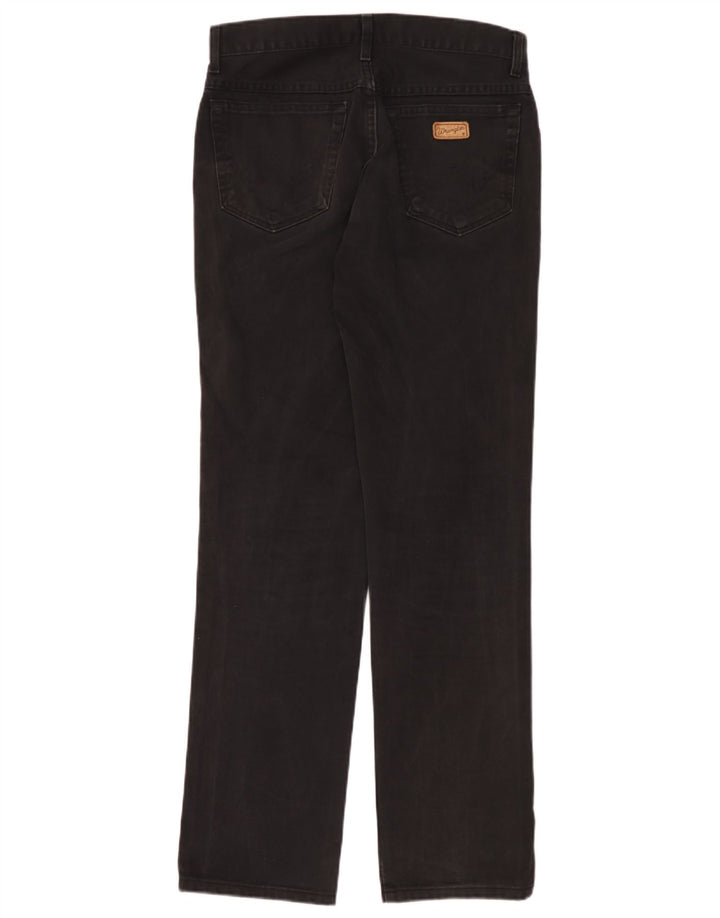 Jeans dritti da uomo Wrangler Texas W32 L34 cotone nero