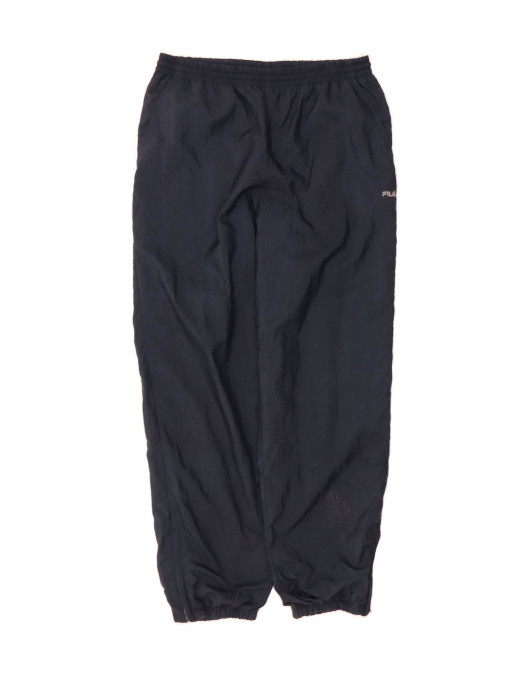 FILA Womens Tracksuit Trousers Joggers IT 44 Medium Navy Blue Polyamide Vintage Fila and Second-Hand Fila from Messina Hembry 