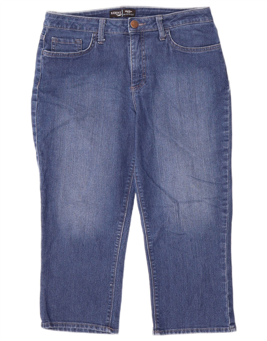 Jeans Lee Riders da donna a vita media Capri US 10 Large W32 L21 Cotone blu