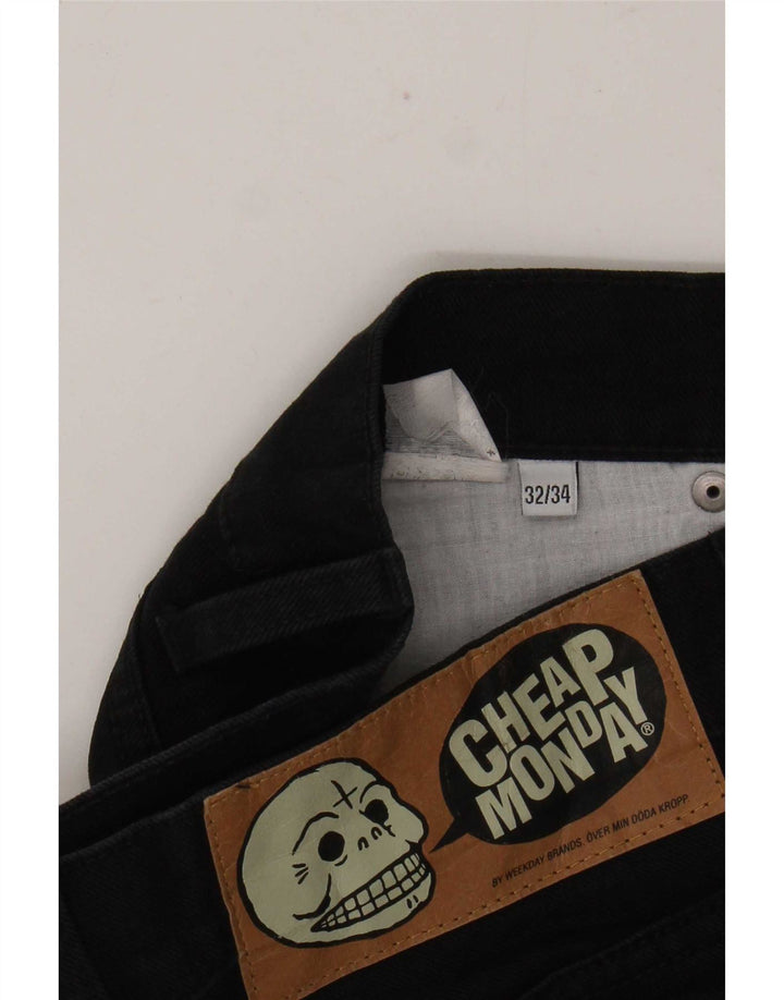 Jeans dritti da uomo economici Monday W32 L24 neri