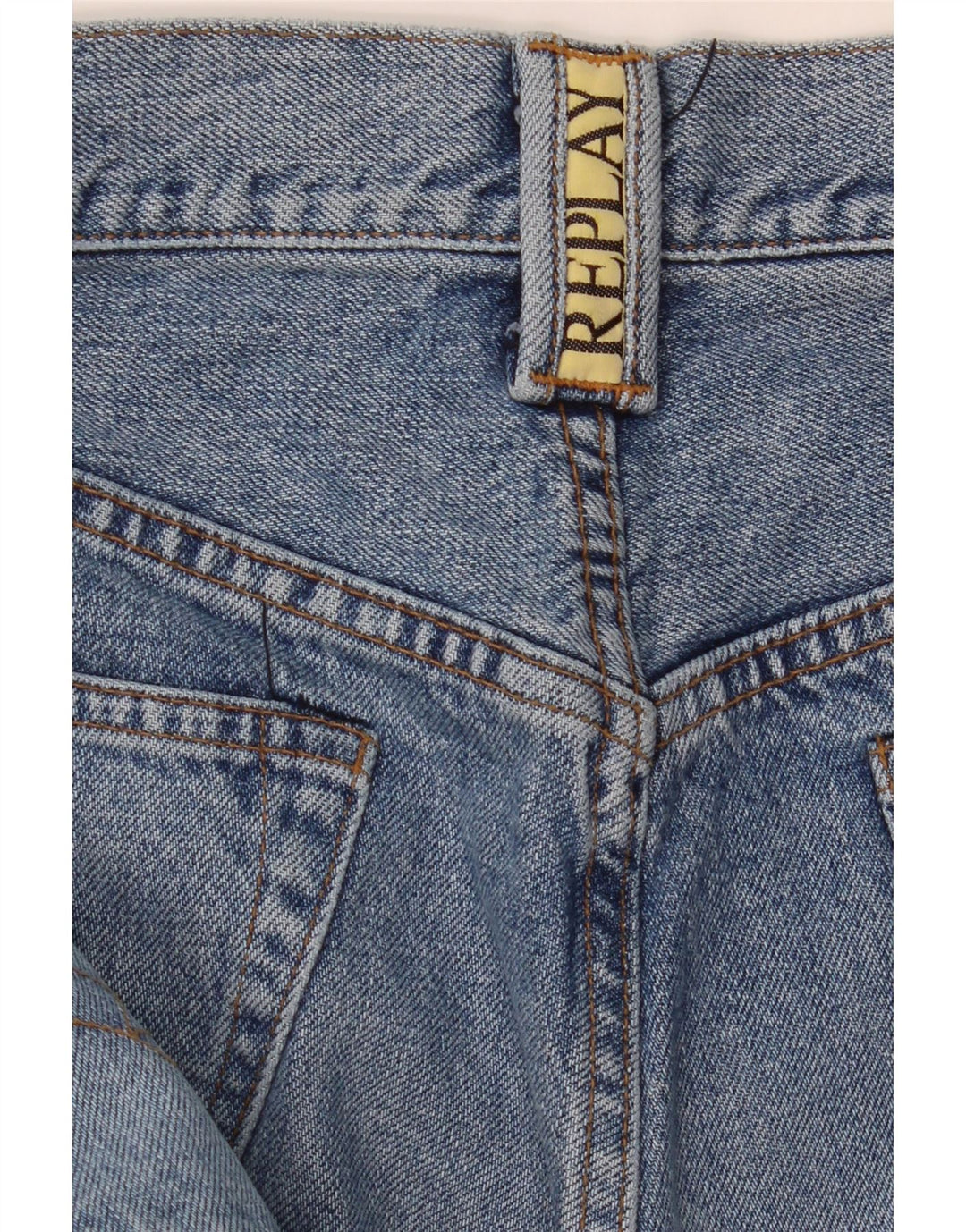 Jeans dritti da uomo Replay W33 L35 cotone blu
