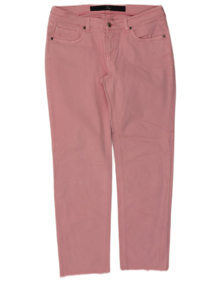 Jeans dritti da donna Fay W31 L27 cotone rosa