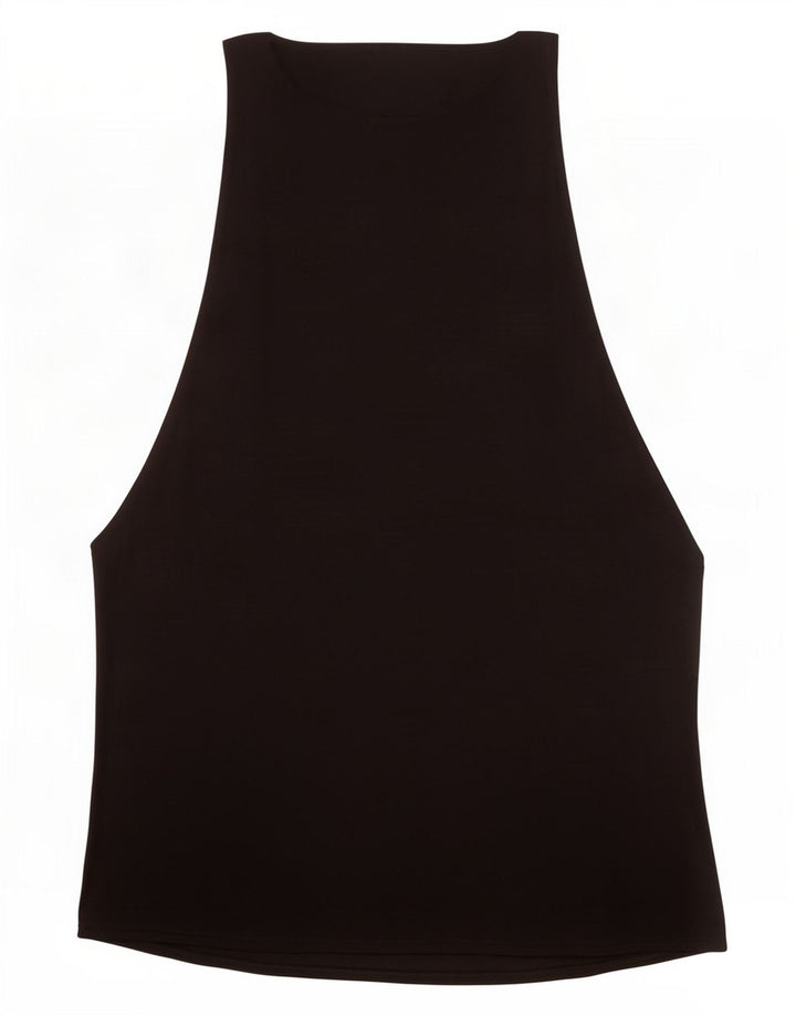 Top all'americana da donna Zara UK 10 piccolo nero