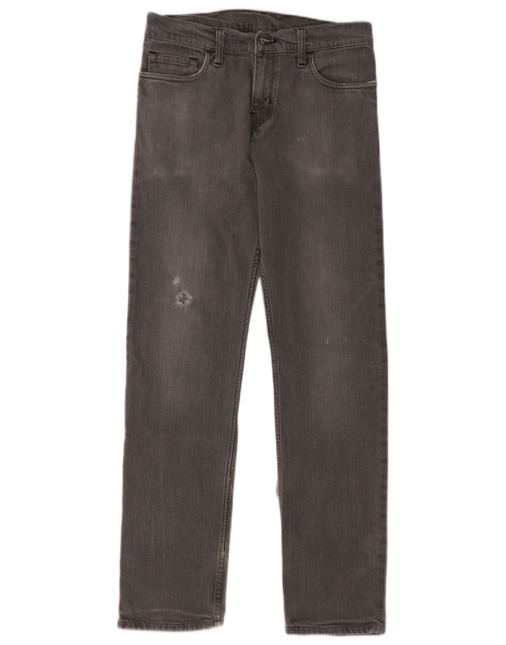 Jeans slim da uomo Carhartt taglia 30 W30 L32 cotone grigio