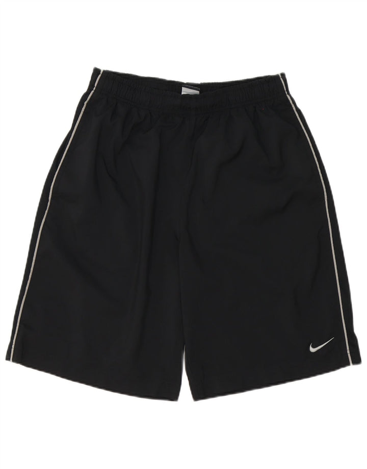 Pantaloncini sportivi Nike Dri Fit da uomo, poliestere medio nero