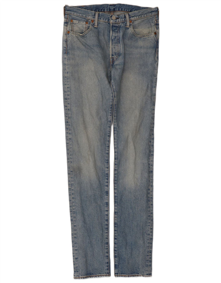 Jeans dritti da uomo Levi's 501 W30 L34 cotone blu