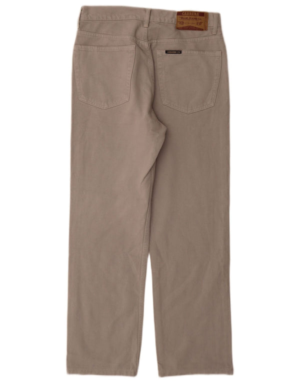 Pantaloni casual dritti da uomo Carrera IT 46 Small W31 L30 Cotone grigio