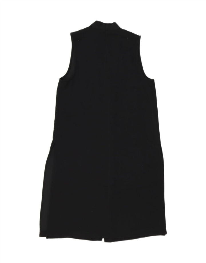 MOSSIMO Womens Longline Cardigan Top UK 10 Small Black Polyester Vintage Mossimo and Second-Hand Mossimo from Messina Hembry 