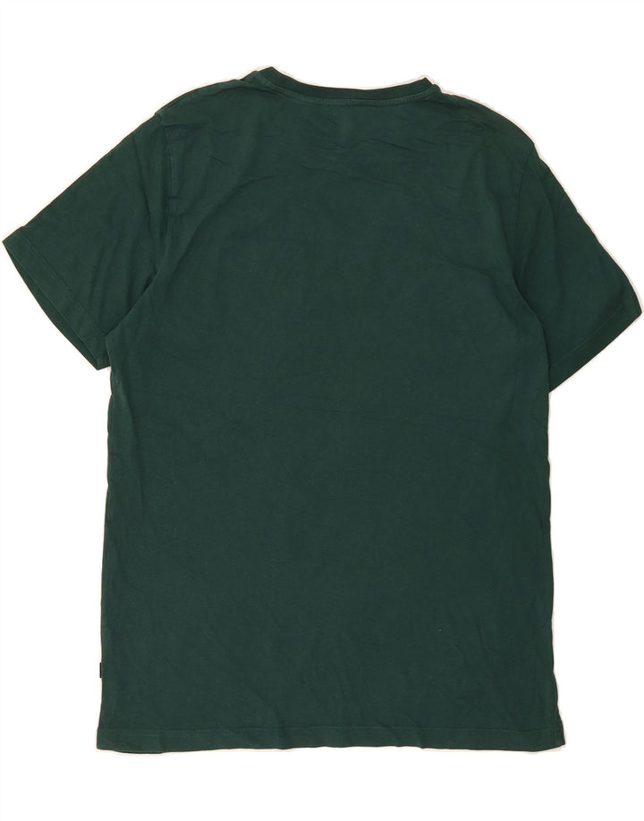 PUMA Mens Graphic T-Shirt Top Large Green Cotton Vintage Puma and Second-Hand Puma from Messina Hembry 