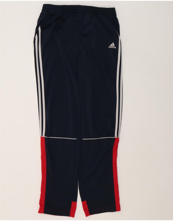Pantaloni da tuta da uomo Adidas Joggers UK 44/46 Large Blu Navy Colourblock