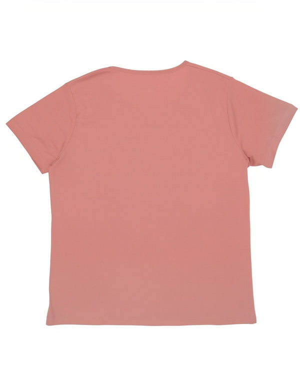 Puma Womens Loose Fit Graphic T-Shirt Top UK 4 XS Pink Polyester