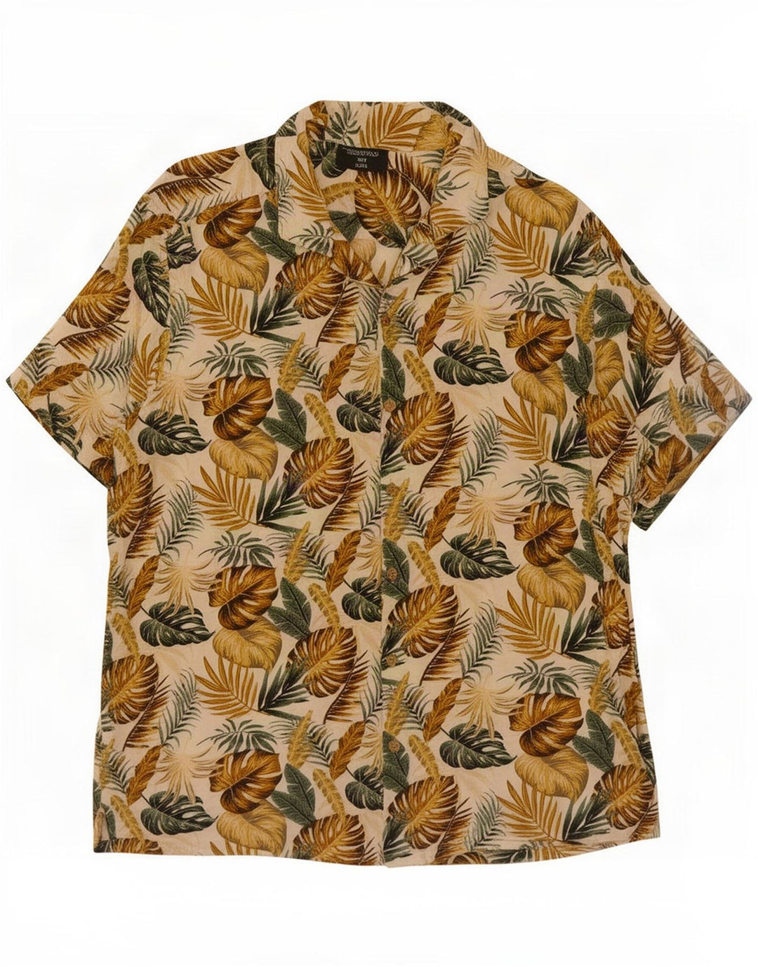 Tessentials Camicia hawaiana a maniche corte da uomo grande floreale multicolore