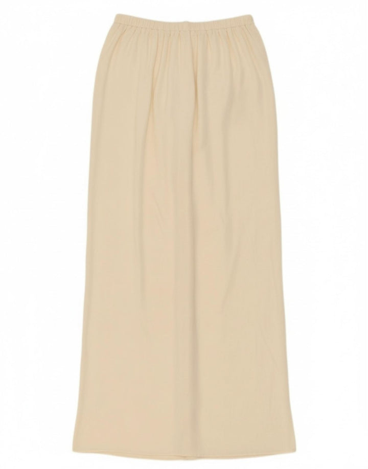 ZARA Womens Maxi Skirt Small W26  Off White
