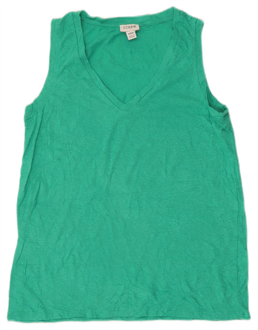 Canotta da donna J. Crew UK 2 2XS cotone verde