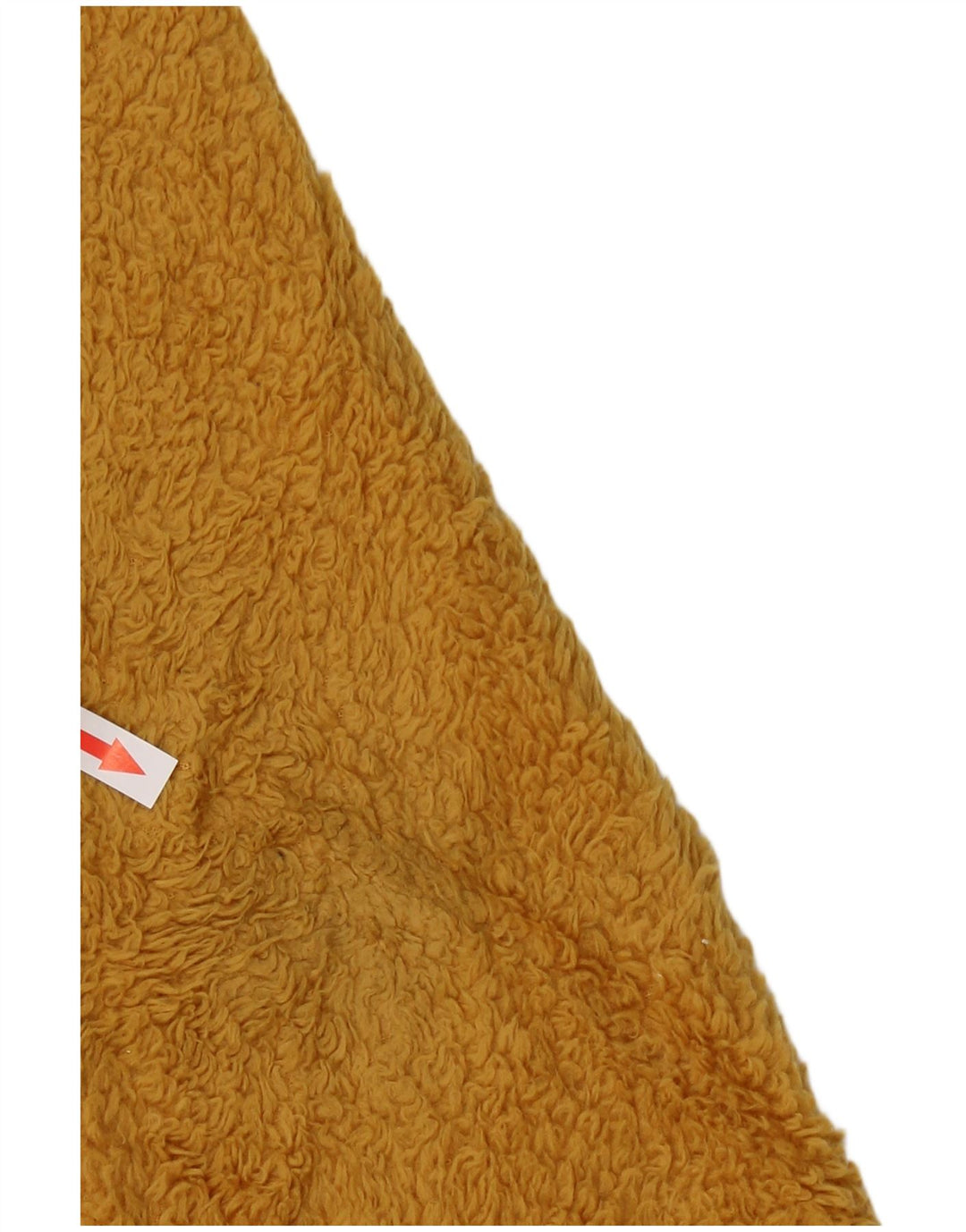 Maglione in pile da donna con collo con zip Eddie Bauer UK 10 piccolo poliestere giallo