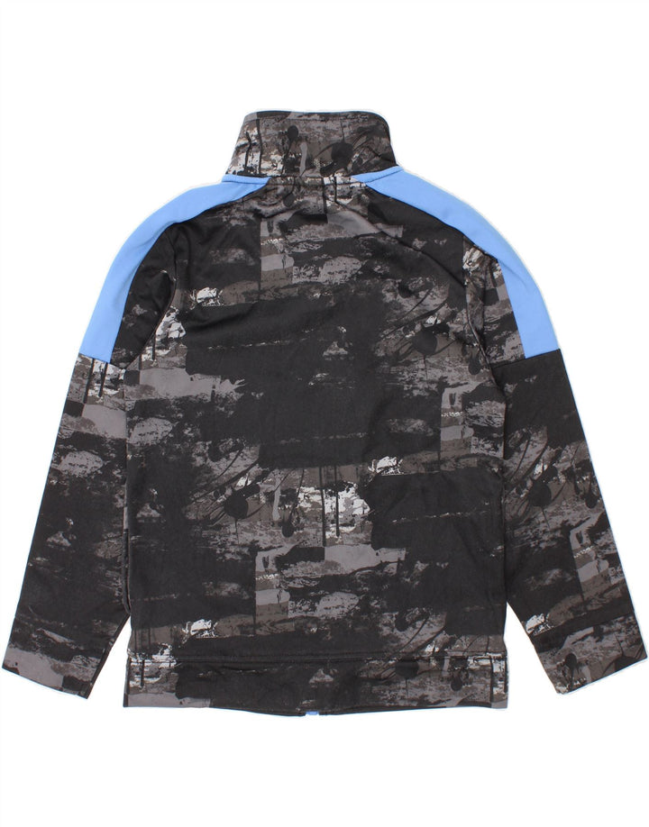 ADIDAS Boys Tracksuit Top Jacket 5-6 Years Grey Colourblock Vintage Adidas and Second-Hand Adidas from Messina Hembry 