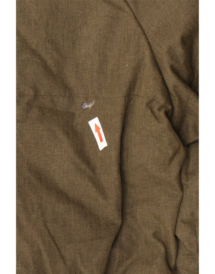 Giacca imbottita con cappuccio da uomo Fred Perry UK 38 media kaki