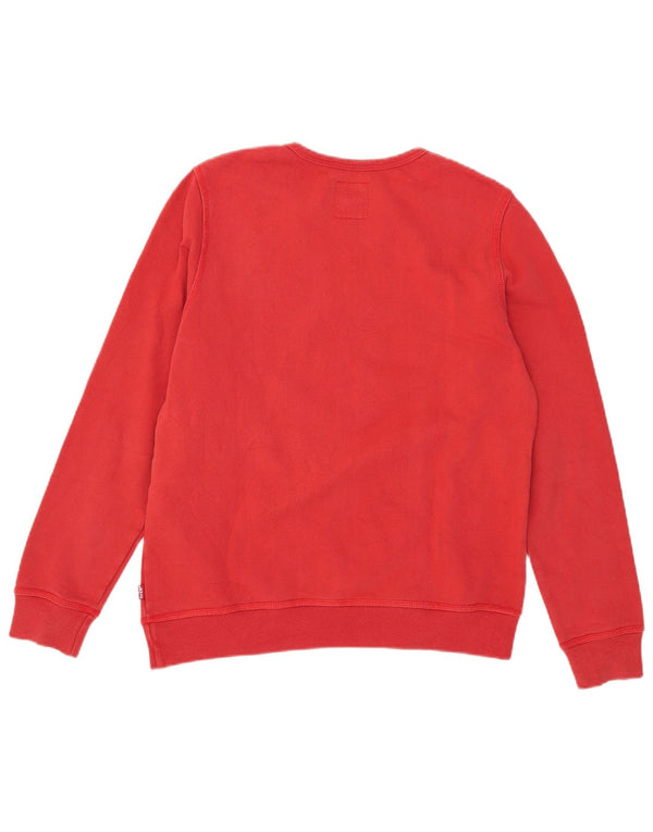 Felpa grafica da ragazzo Levi's 15-16 anni in cotone rosso