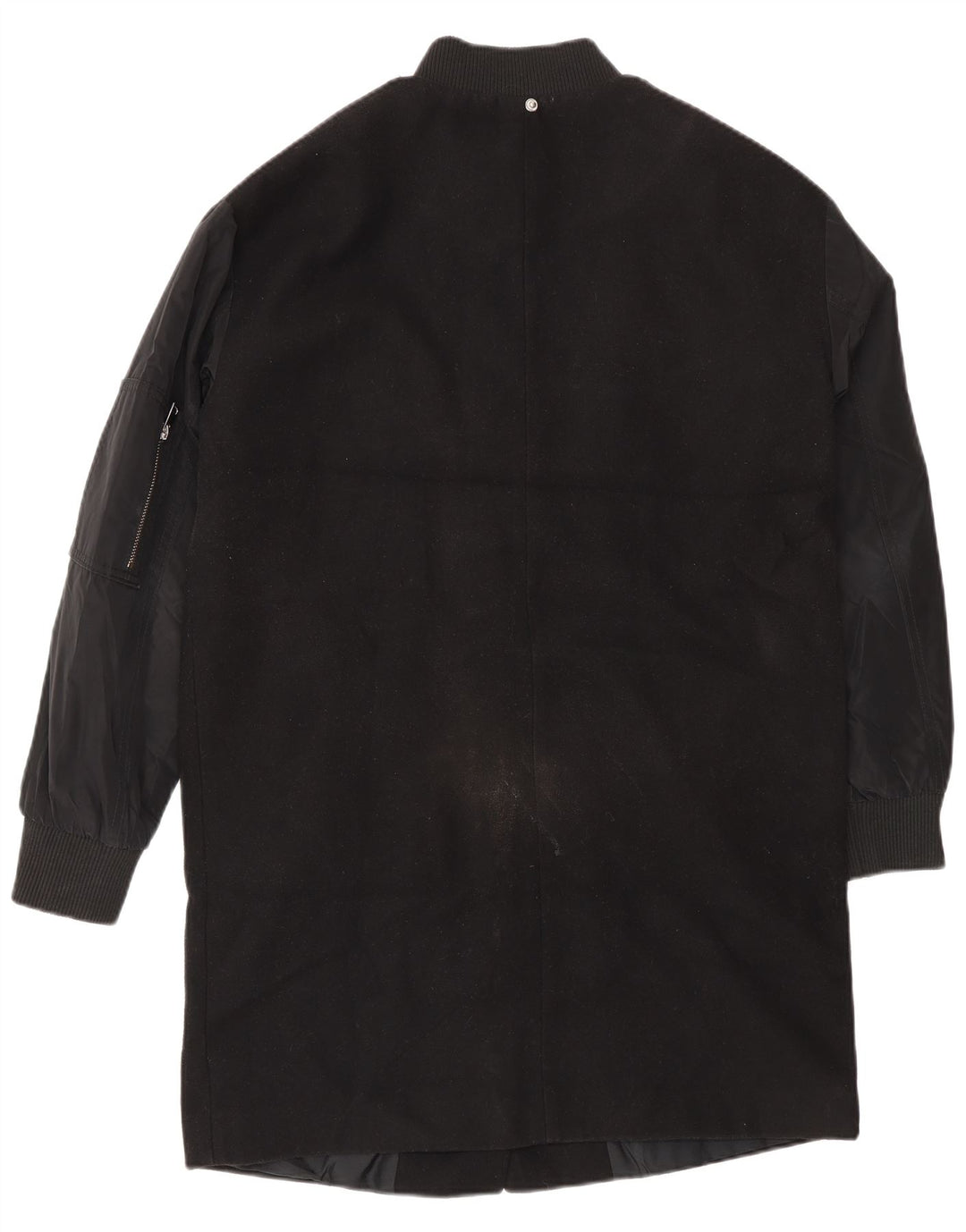 Soprabito oversize da donna Topshop UK 8 piccolo poliestere nero