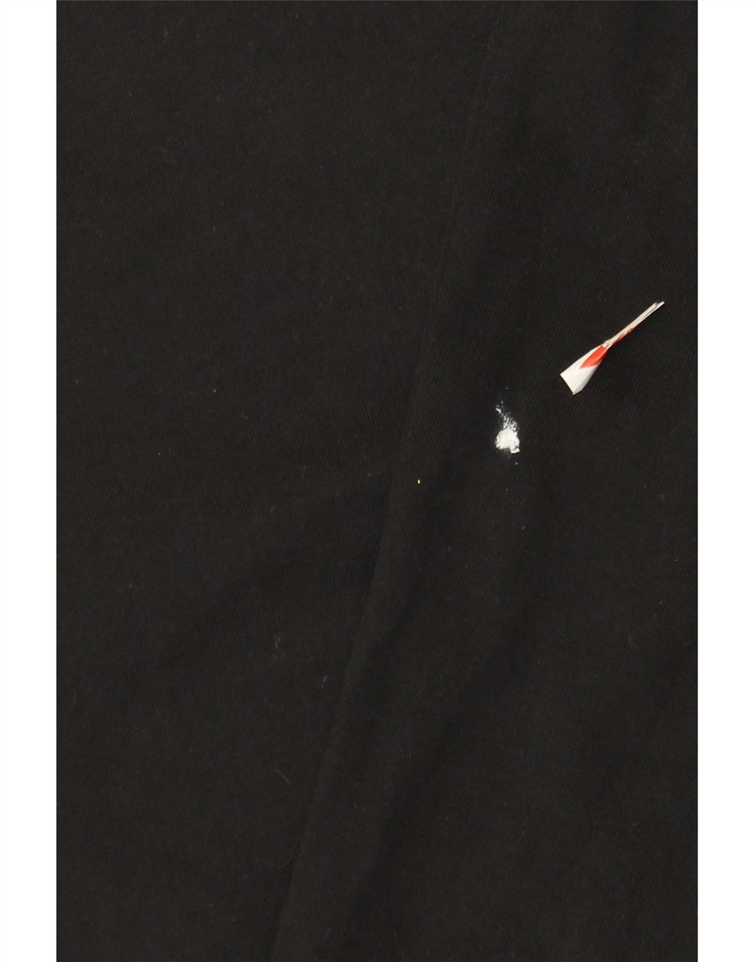 Top Zara da uomo a maniche lunghe in cotone nero medio