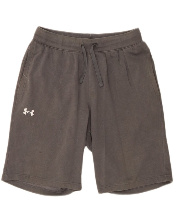 Pantaloncini sportivi da uomo Under Armour di grandi dimensioni in cotone grigio
